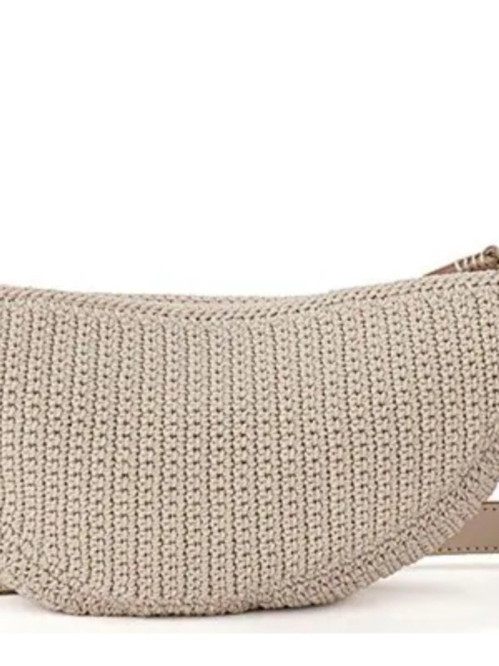 The Sak Cream Woven Crescent Crossbody - Picture 3 of 10